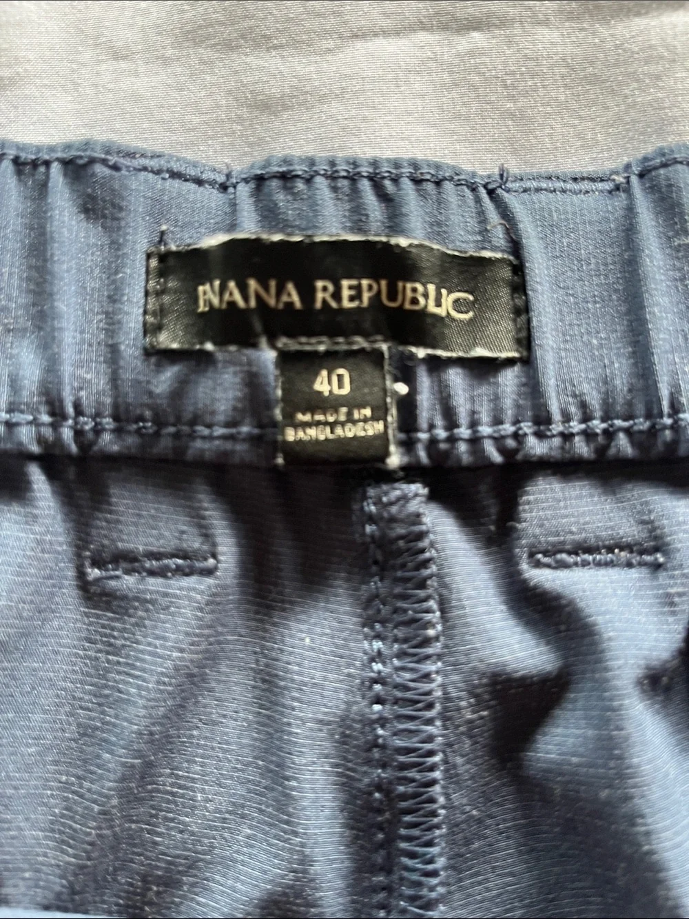 Banana Republic Men's Dark Gray Flat-Front Shorts